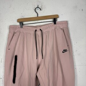 Nike Tech Fleece Pants Joggers Baby Pink Black 2X